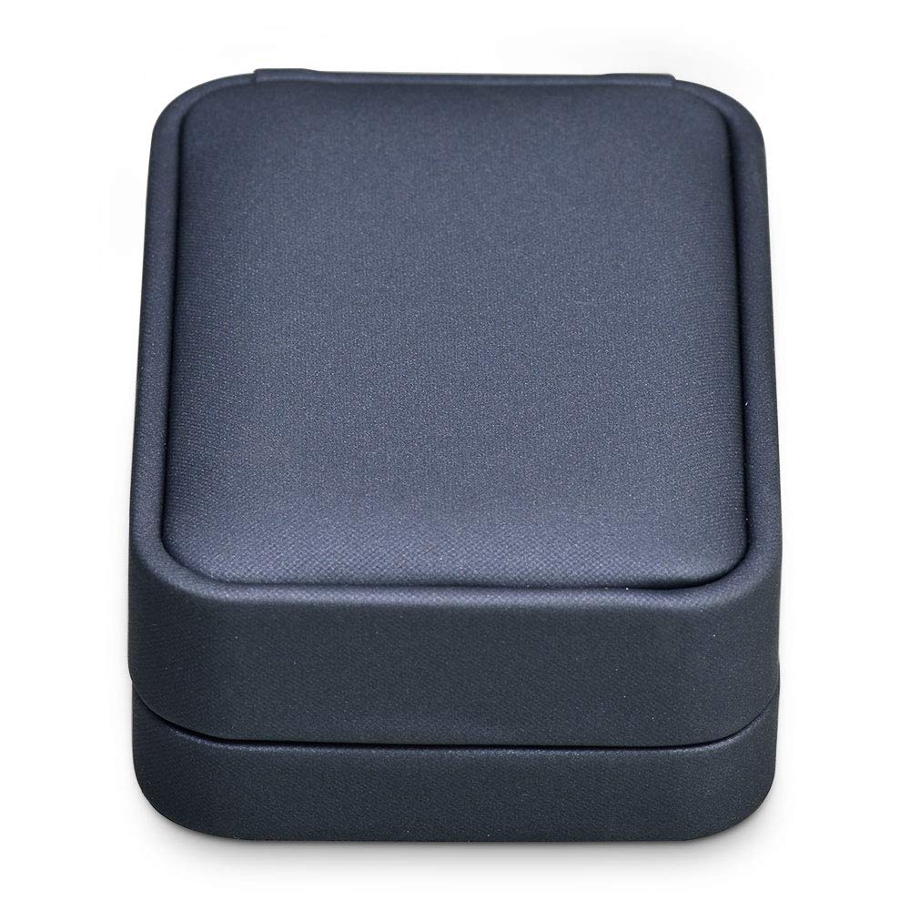 Woodten Premium PU Leather Necklace Gift Box Vintage Necklace/Pendant Storage Box Microfiber Interior Women Jewelry Pendant Packaging
