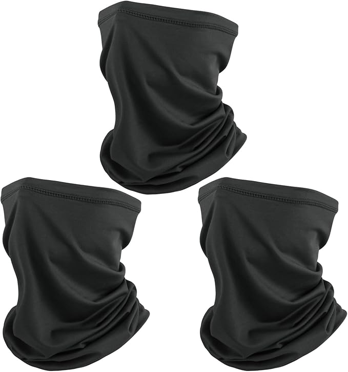 SUNLAND Breathable Gaiter Face Mask Neck Gaiter Scarf Dust Sun Protection Face Cover Windproof Ideal For Running Cycling
