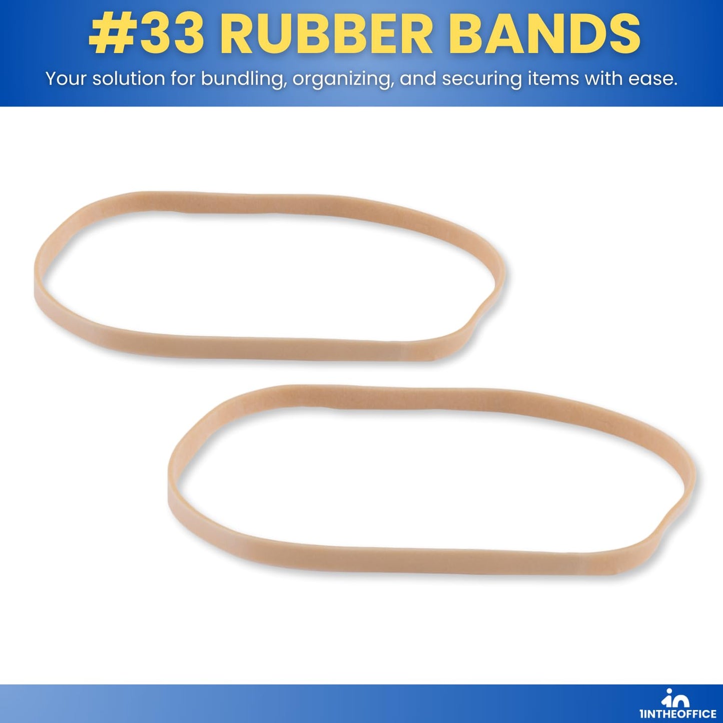 1InTheOffice Rubber Bands #33, 1 lb. Bag, 640/Pack