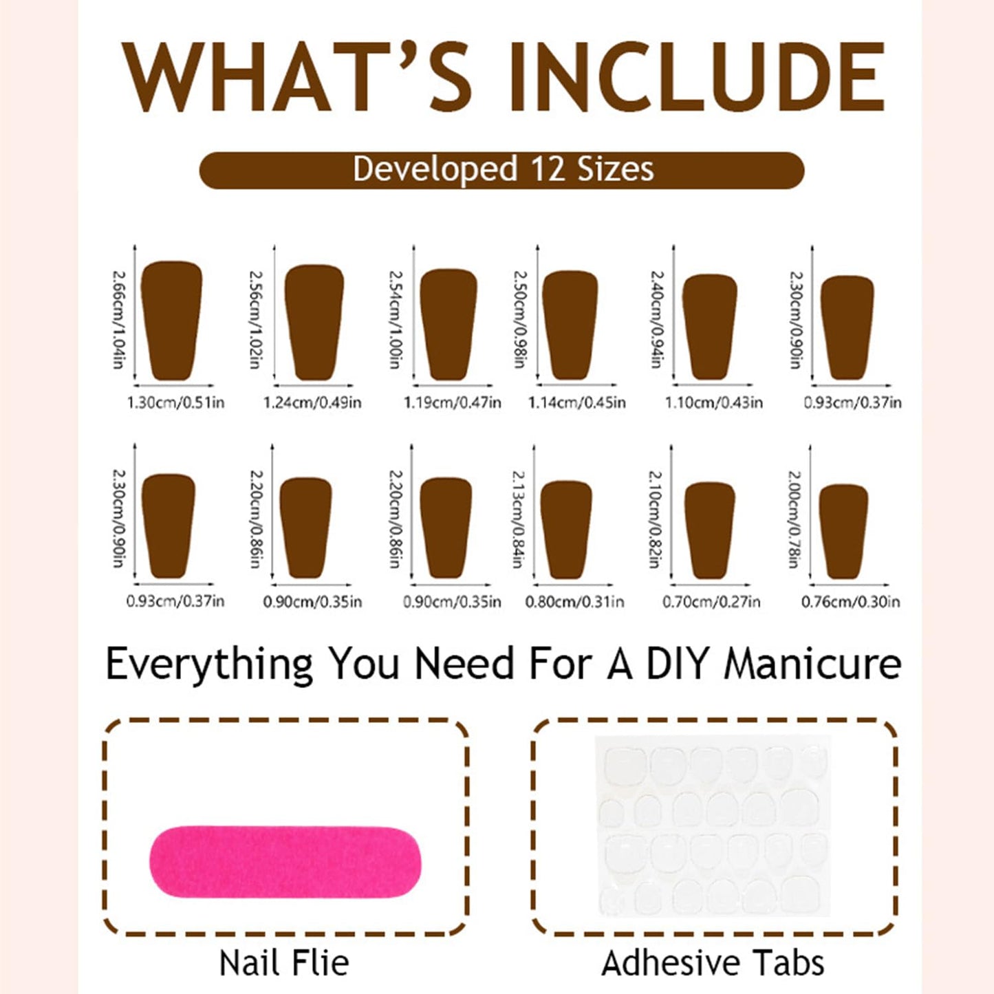 Vopintpy Leopard Print French Tip Press on Nails Long Square Fake Nails with Design Glossy Acrylic Glue on Nail Reusable Full Cover Artificial Stick on Nail for Women DIY Manicure