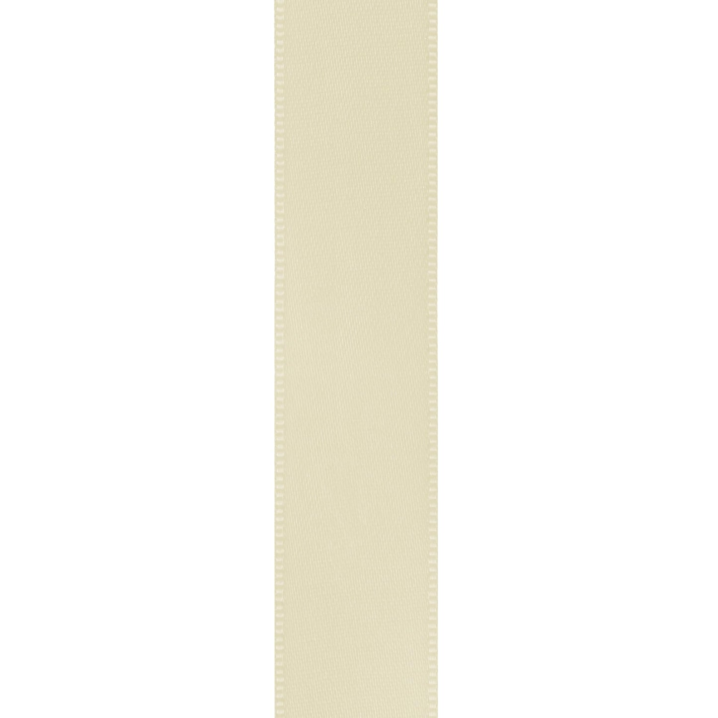 Simplegoal Ivory Double Faced Satin Ribbon 7/8 Inch x 60 Yards Continuous Roll for Gift Wrapping Crafts Bouquet Wedding Decoration