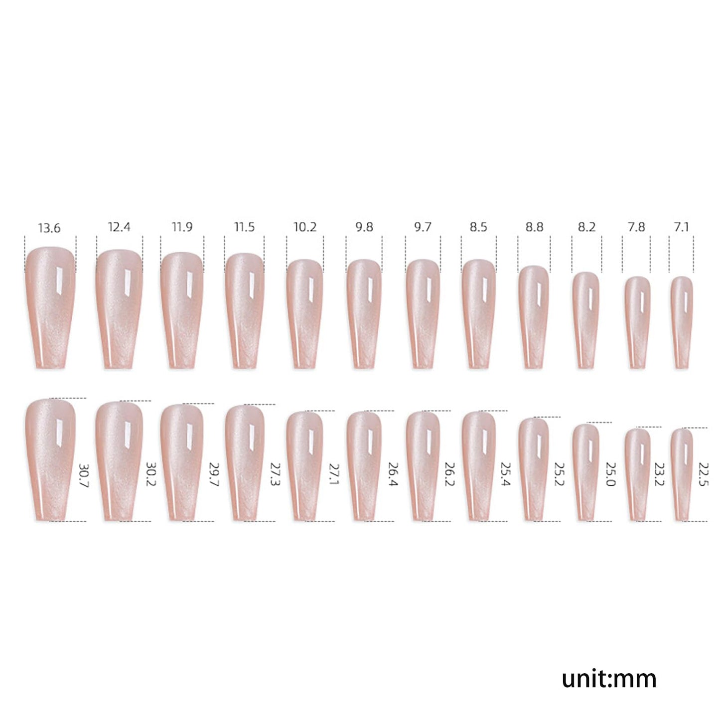 KKUUOO White Press on Nails Long Coffin Fake Nails Handmade False Nails with Glitter & Velvet Design Full Cover Glossy Acrylic Nails Stick on Nails for Women Fall Winter Manicure 24 Pieces