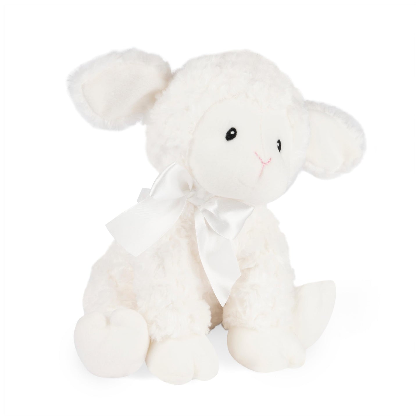 GUND Baby Lena Lamb Keywind Musical Plush, Plays Brahms’ Lullaby, Stuffed Animal Sensory Toy for Babies 10 Months & Up, White, 10”