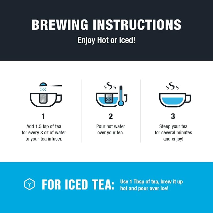 Tiesta Tea - Golden Milk, Loose Leaf, Sweet Turmeric Herbal Tea, Non-Caffeinated Herbal Blend, Makes Hot or Iced Up to 20-25 Cups, 3oz Resealable Pouch