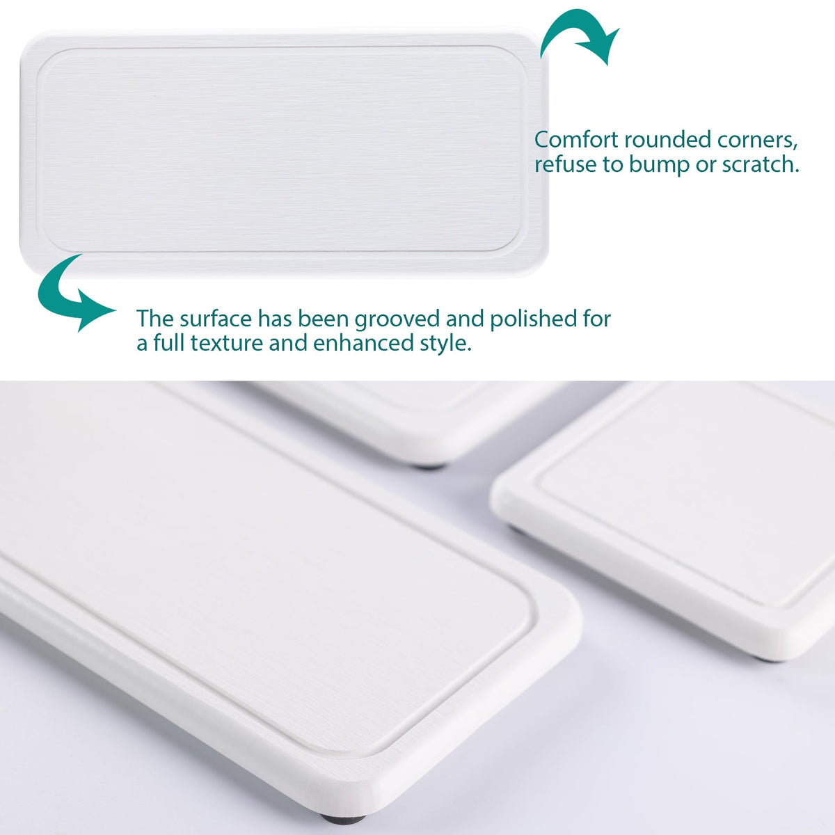 2 Pcs Sink Stone Soap Trays (2 Count)