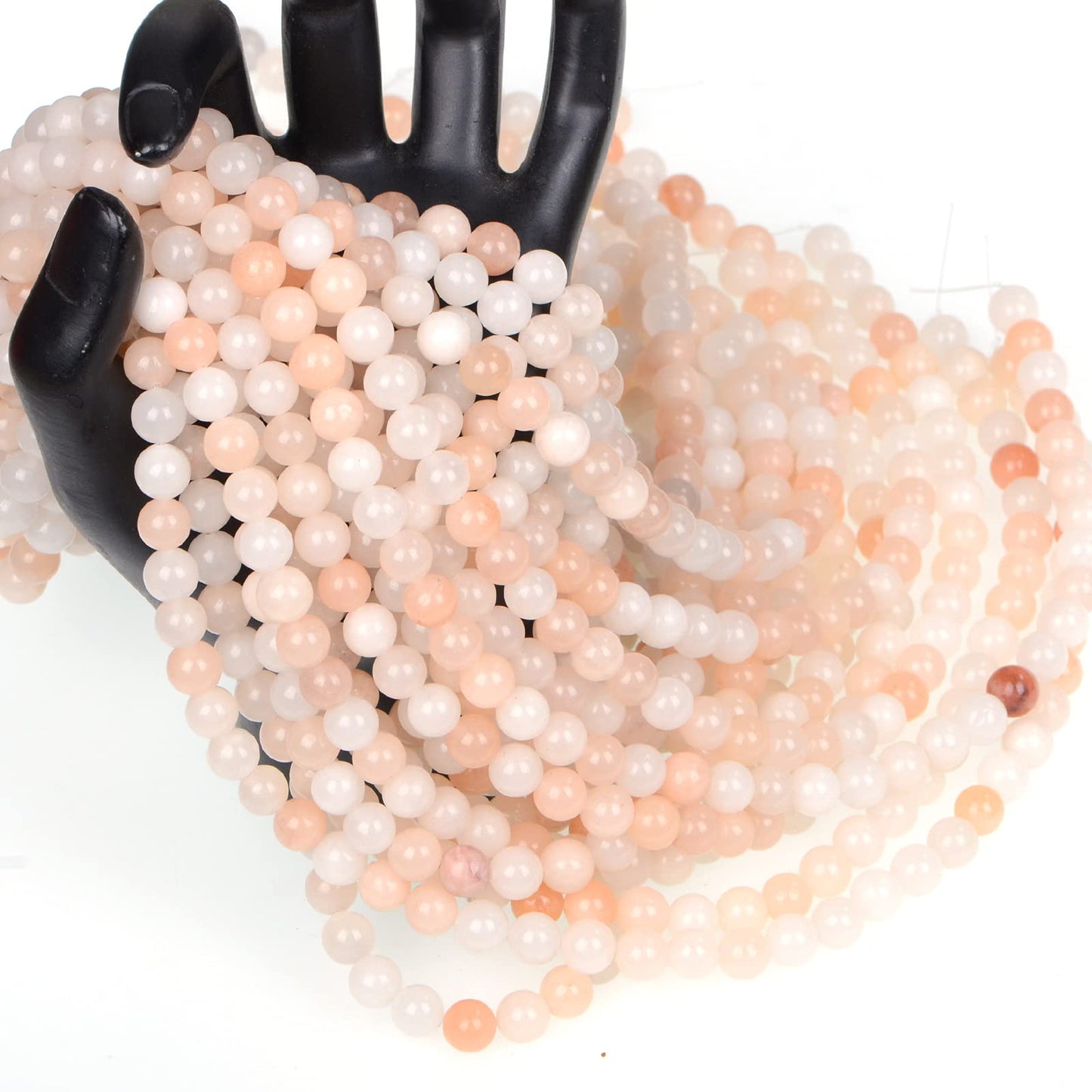 ICAI Beads 10mm Natural Pink Aventurine Stone Round Loose Stone Beads for Jewelry Making DIY Crafts Design 1 Strand 15" APPR.34-36pcs