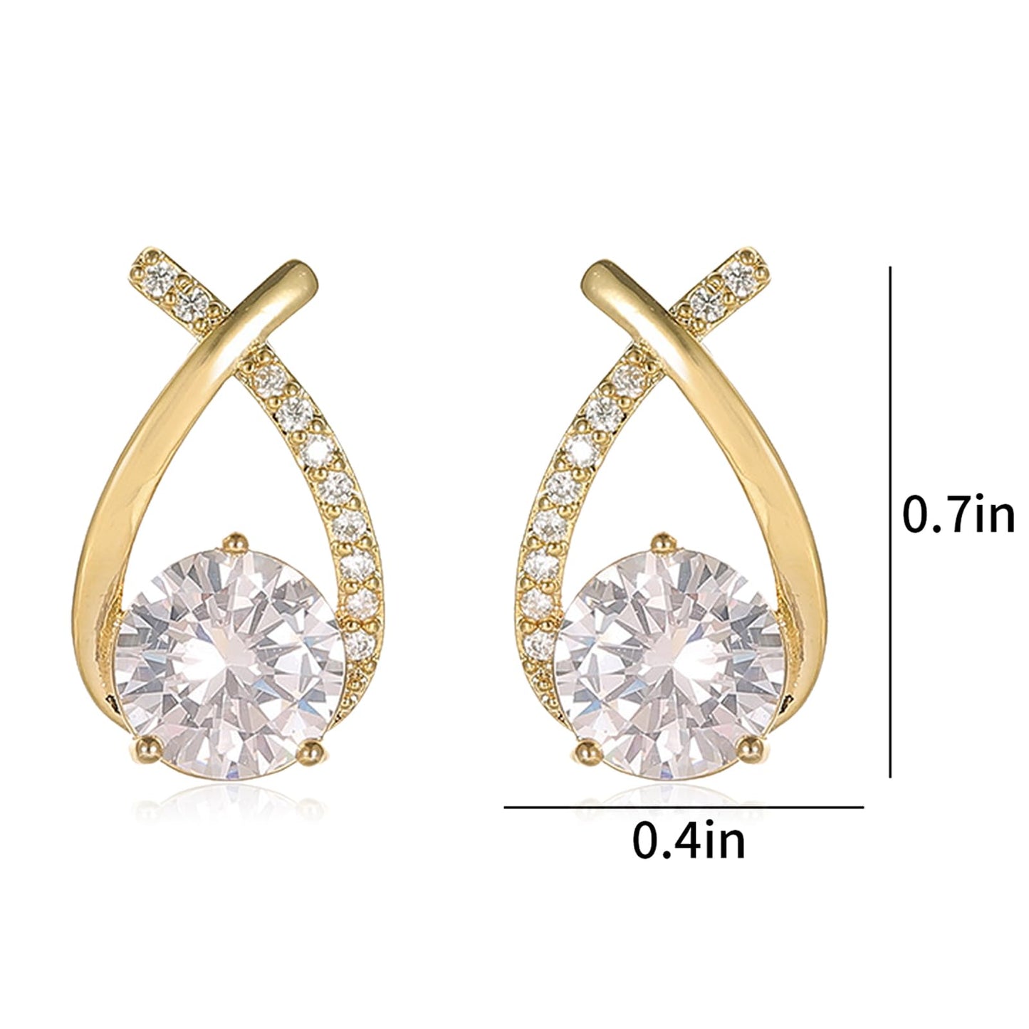 Lymphvity Earrings for Women Magnetotherapy Germanium Acupressure Earrings Lymph Drainage Therapy Earring Jewelry Set