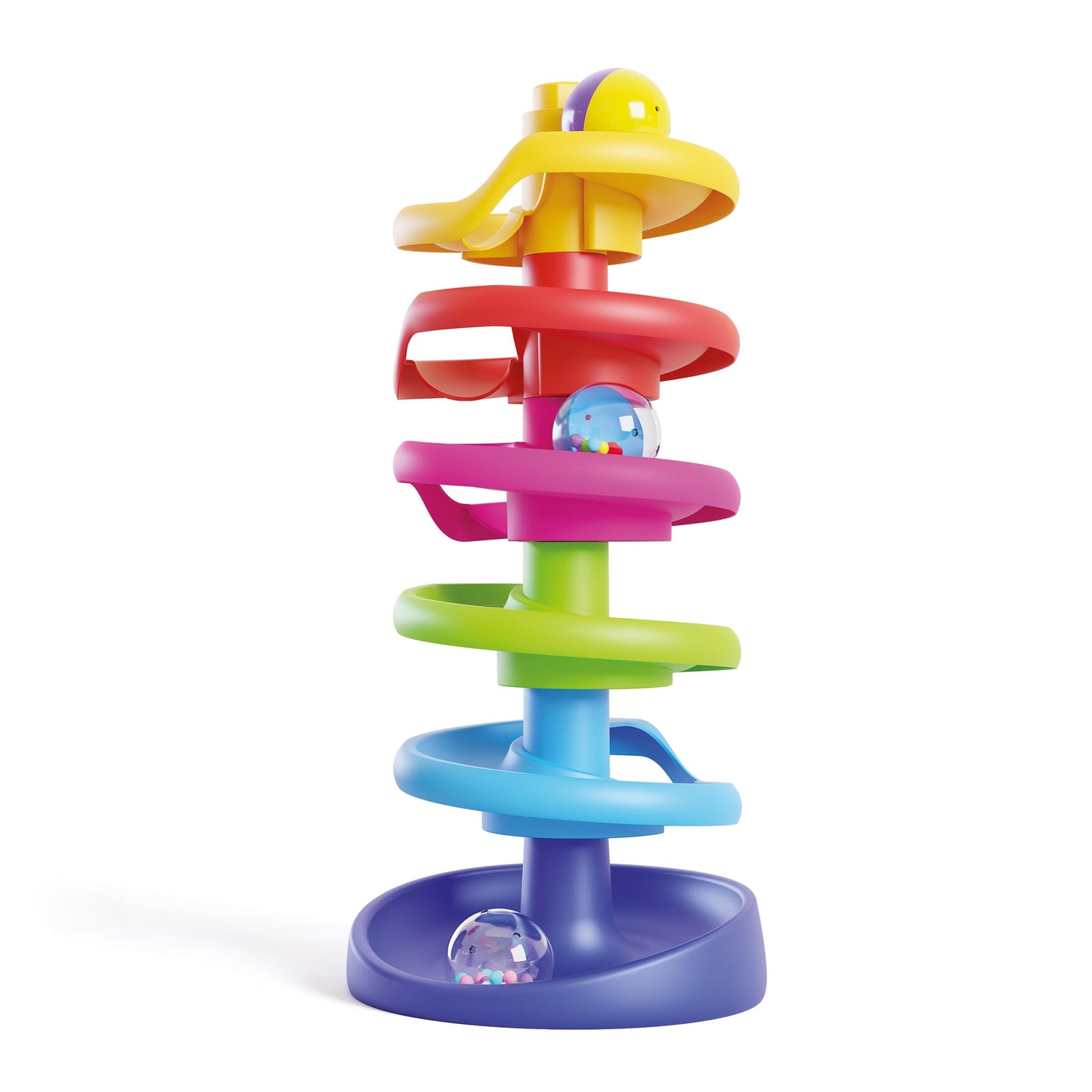 Quercetti-Quercetti-6501 Spiral Tower Circuit Bébé, Parcours pour Billes, 6501