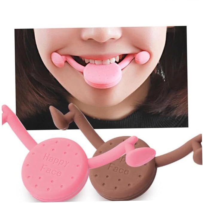 Baluue Facial Exercise Corrector Smile Shaping Tool for Natural Smile Training Portable Mouth Piece for Facial Muscle Lift and Firming Face Exerciser for Women Random Color