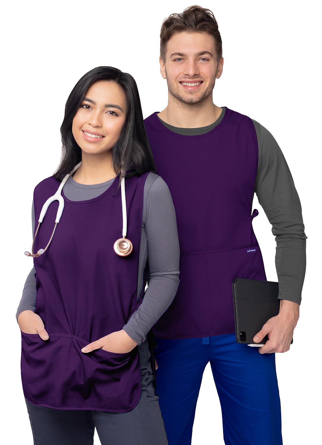 Sivvan Unisex Apron - Cobbler Apron - S8700 - Purple - R