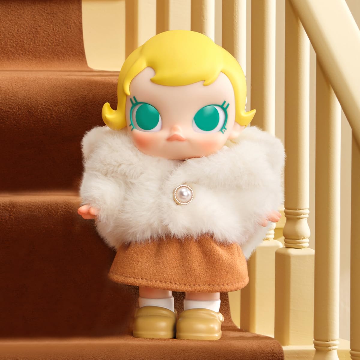 POP MART Baby Molly Winter Fit Check Series-Vinyl Plush Pendant Blind Box Figures, Collectible Toys Home Decorations, Holiday Birthday Gifts for Girls and Boys, Whole Set