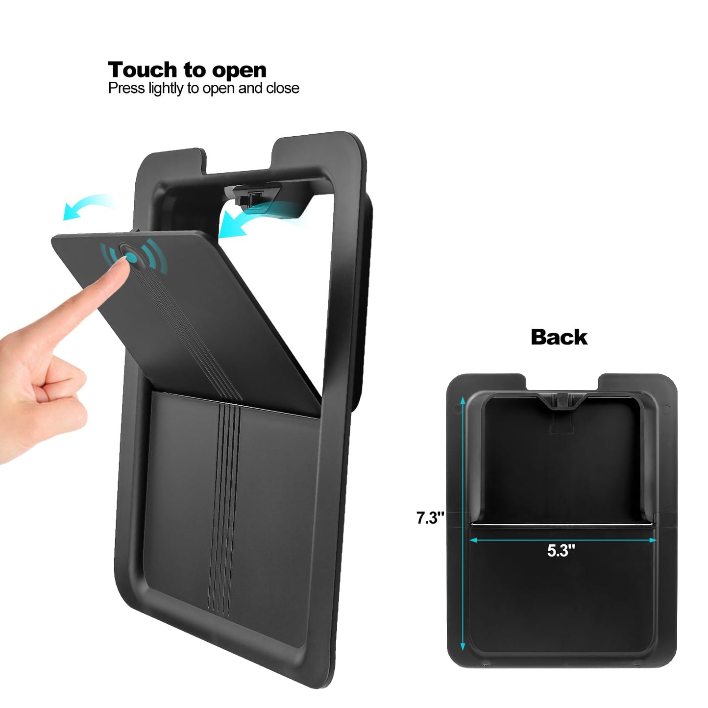 Thenice for 11th Gen Civic Center Console Organizer Armrest Box Tray Glovebox Hidden Storage Compartment Compatible with Honda Civic 2026 2025 2024 2023 2022 Accessories -3PCS