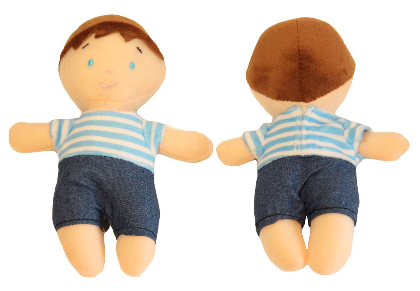 Making Believe Diversity Buddies - Multicultural Plush Dolls Set, Diversity Toys for Kids - Daycare & Home, 8" - 5 Pcs