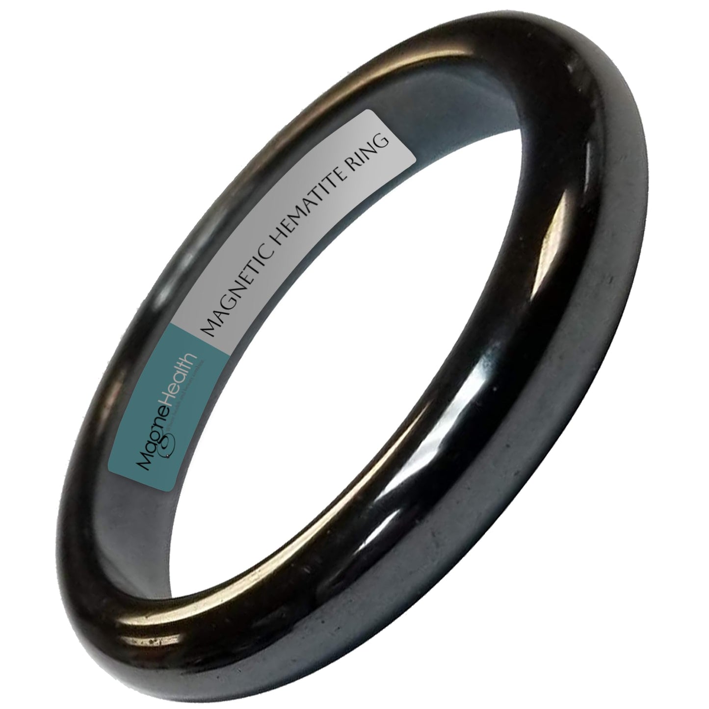 MAGNEHEALTH Holiday Hangover Hematite Ring, Elegant Magnetic Hematite Ring as Jewelry for Men and Women (Size 9)