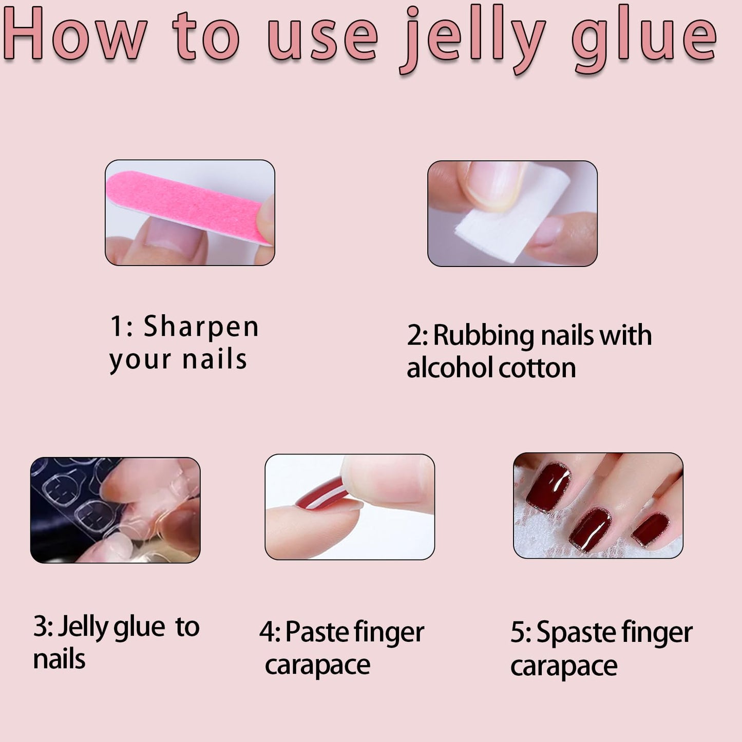 Acrylic Press on Nails Medium Square Fake Nails White French Tip False Nails with Gloss Designs Nails Press on Artificial Nails Stick on Nails for Women 24Pcs