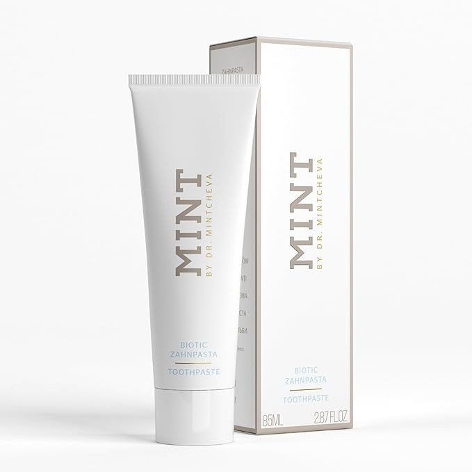 Mint Biotic Toothpaste (85ml) – Antibacterial Toothpaste with Maximum Cleaning Power – Fluoride-Free and Titanium Dioxide-Free – for Healthy & Well-Maintained Oral Hygiene