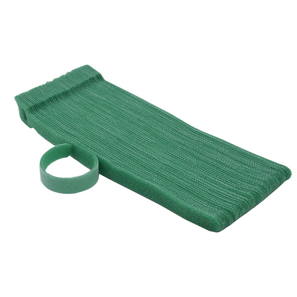 Hook＆Loop Garden Plant Cable Ties, Adjustable Garden Nylon Ties for Supporting Plant and Vines, Multi-Functional Ties(100 Pcs, 8 Inch, Green)