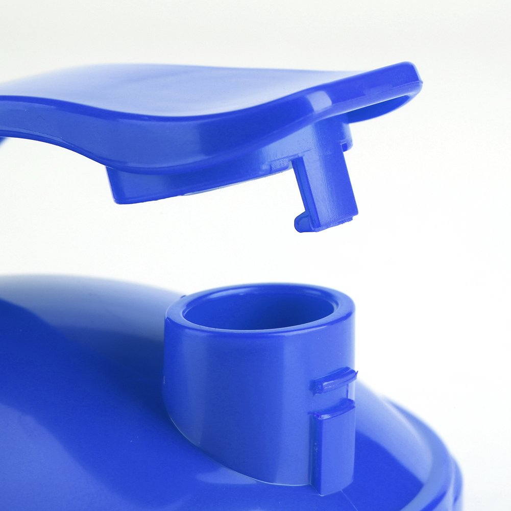 Generic Flip Top To Lid, Replacement Part Seal Flip Top Lid for 600W 900W Juicer Bottle or Blender, Replacement Cup To Lid with Seal (Blue), Genericdv7ezno1uf-03