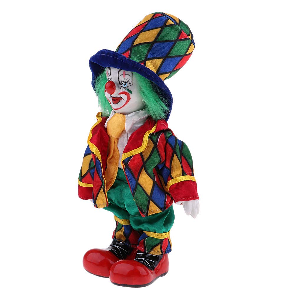 KODORIA Clown Doll Clown Figure Doll Halloween Ornaments Home Table Desk Top Decor - #4