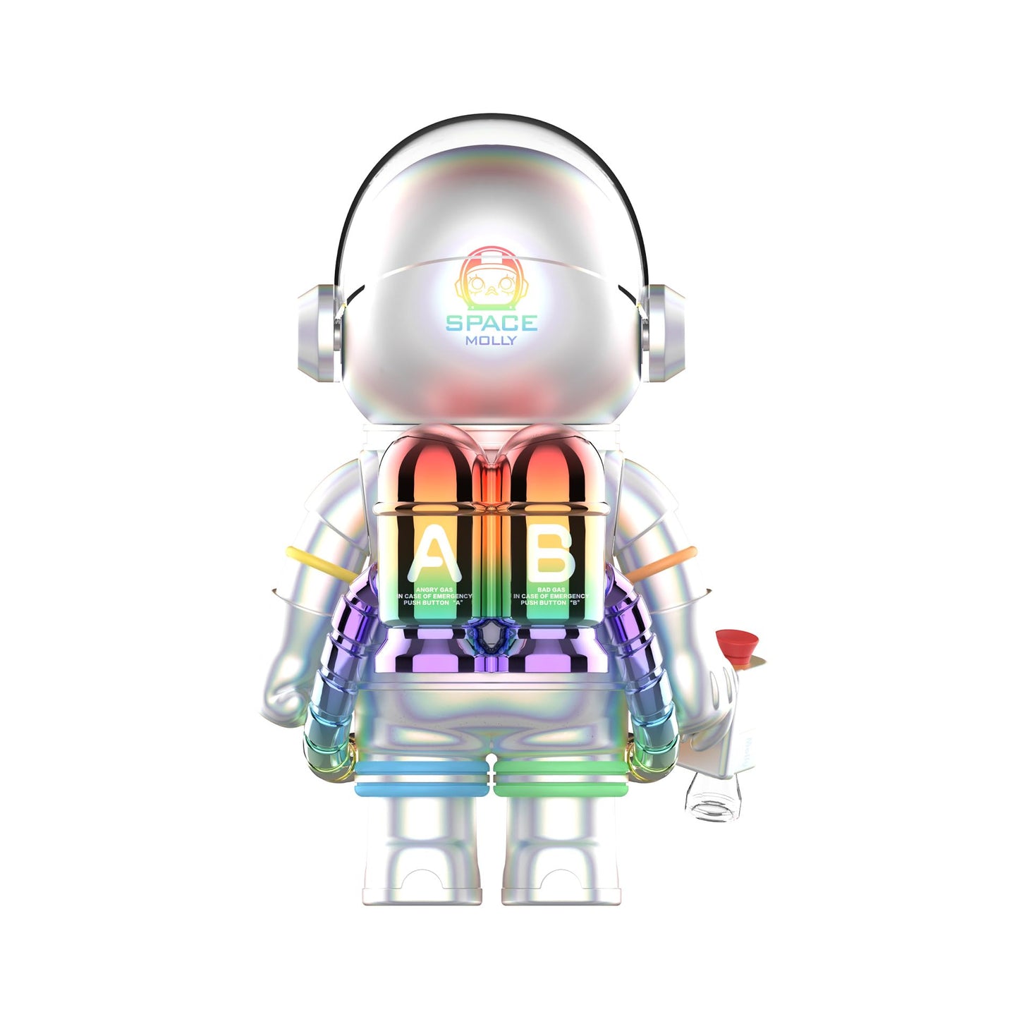 POP MART MEGA Space Molly 400% Rainbow 2.0 11.6in/29.5cm Figurine, Toys for Mordern Home Décor, Collectible Art Toy