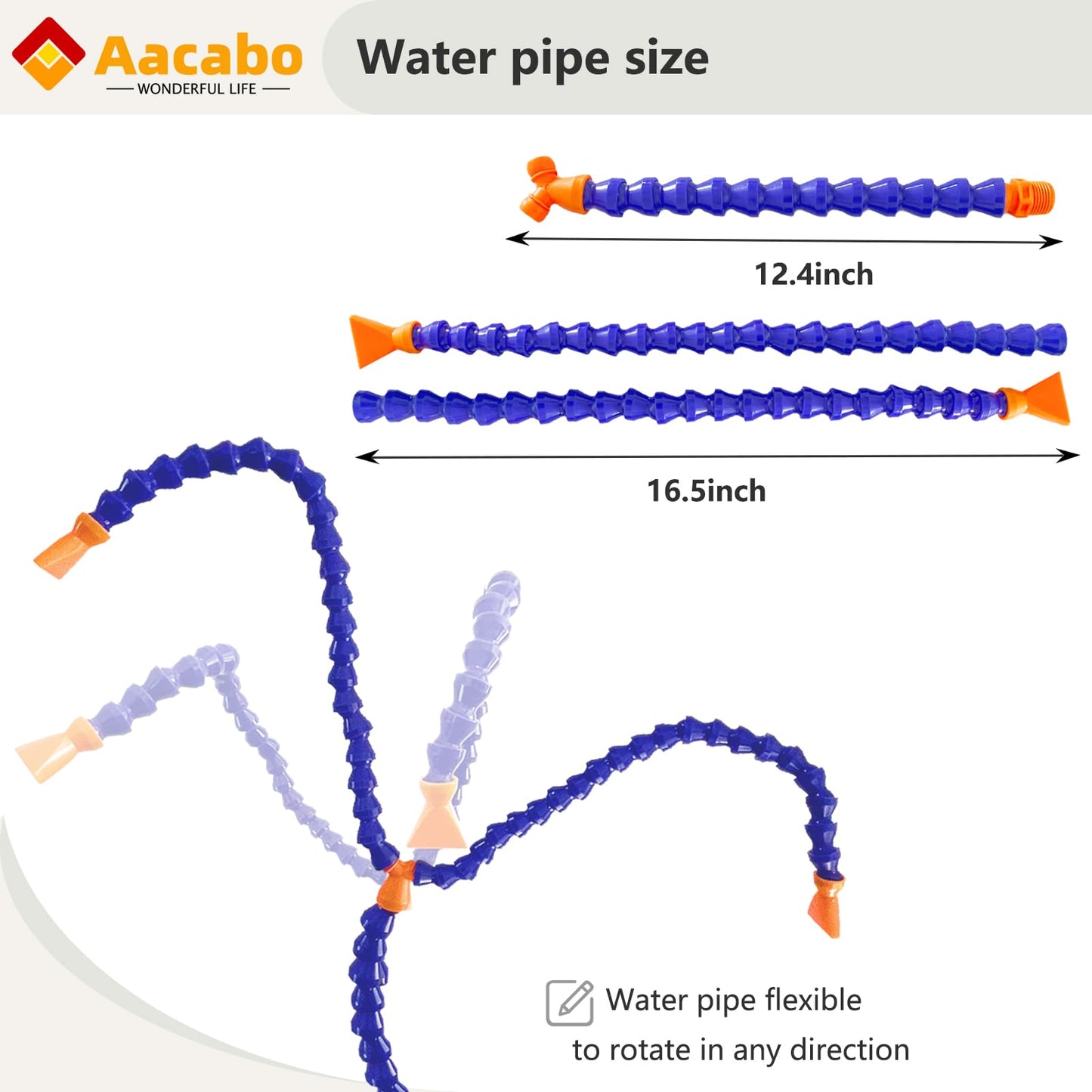 Aacabo Two Way Water Table Pump - Kids Outdoor Fun Summer Game Toys