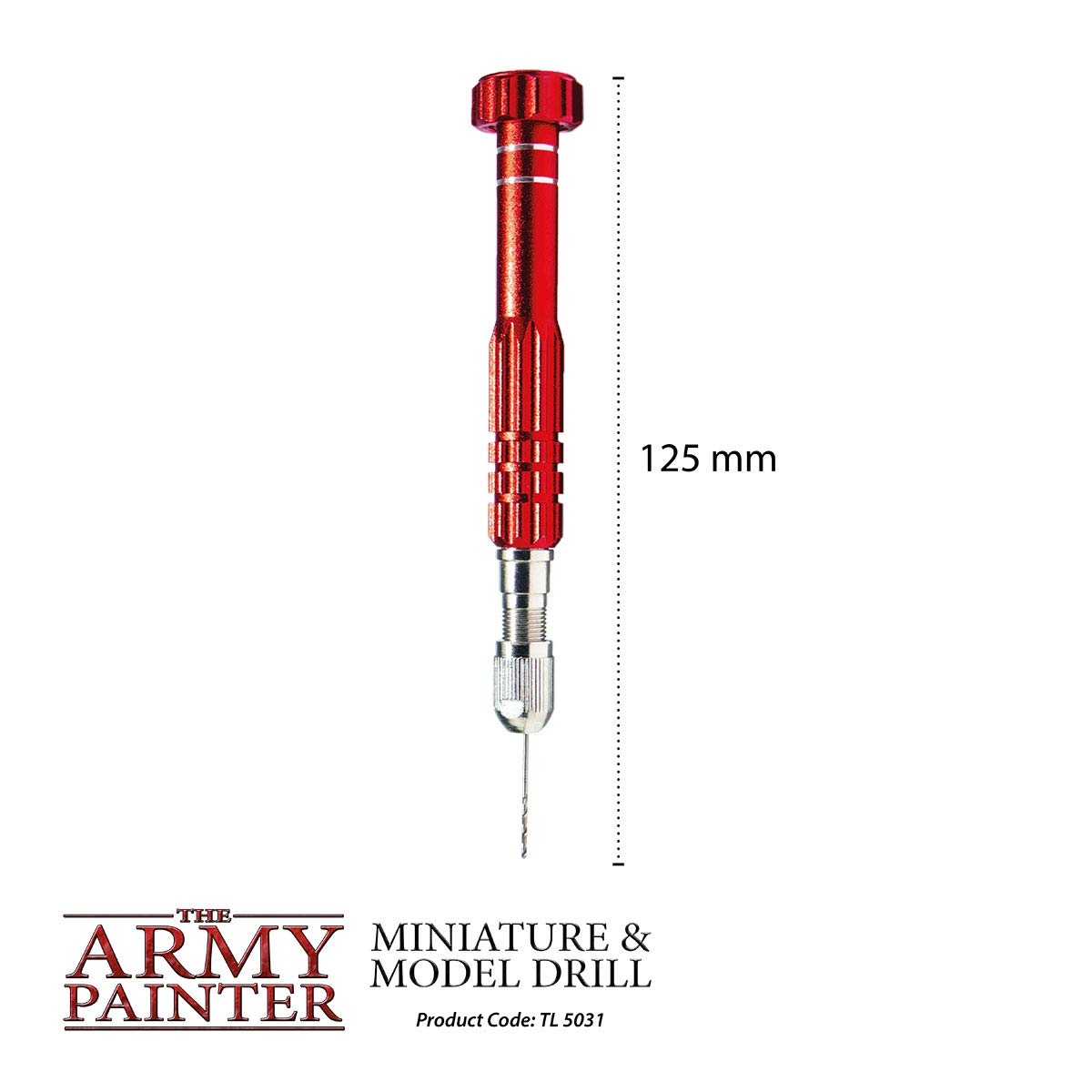 The Army Painter, Miniature & Model Drill - Pin Vise Hobby Drilling with Three Bits for Tabletop Roleplaying, Boardgames, and Wargames Miniature Modelling (Model Drill)