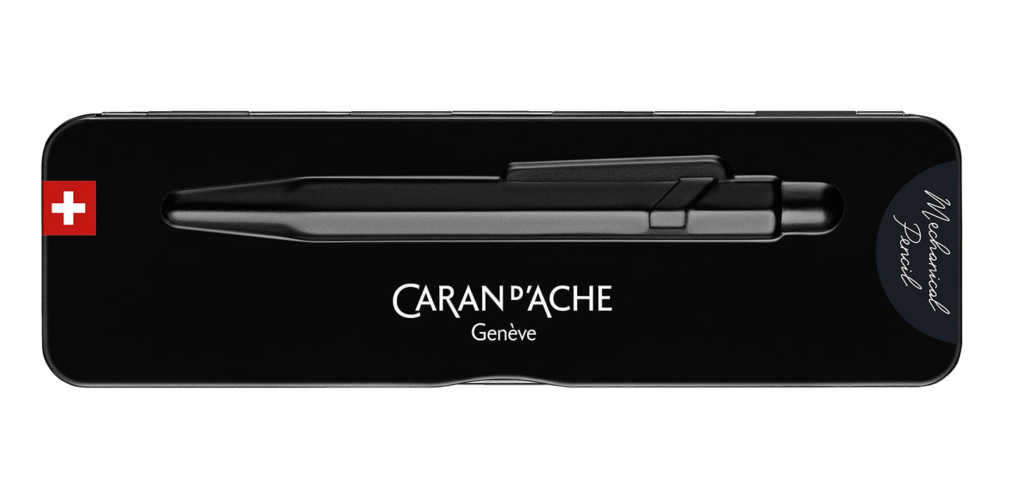 Caran d'Ache 844 Mechanical Pencil 0.7MM - Black Code in Slimpack Case