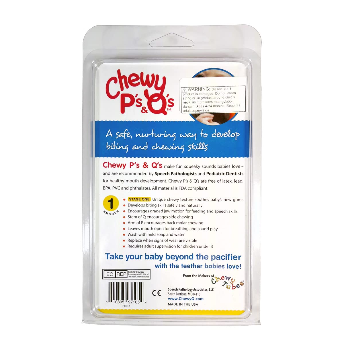 Chewy Tubes, P''s and Q''s (Pack of 2)
