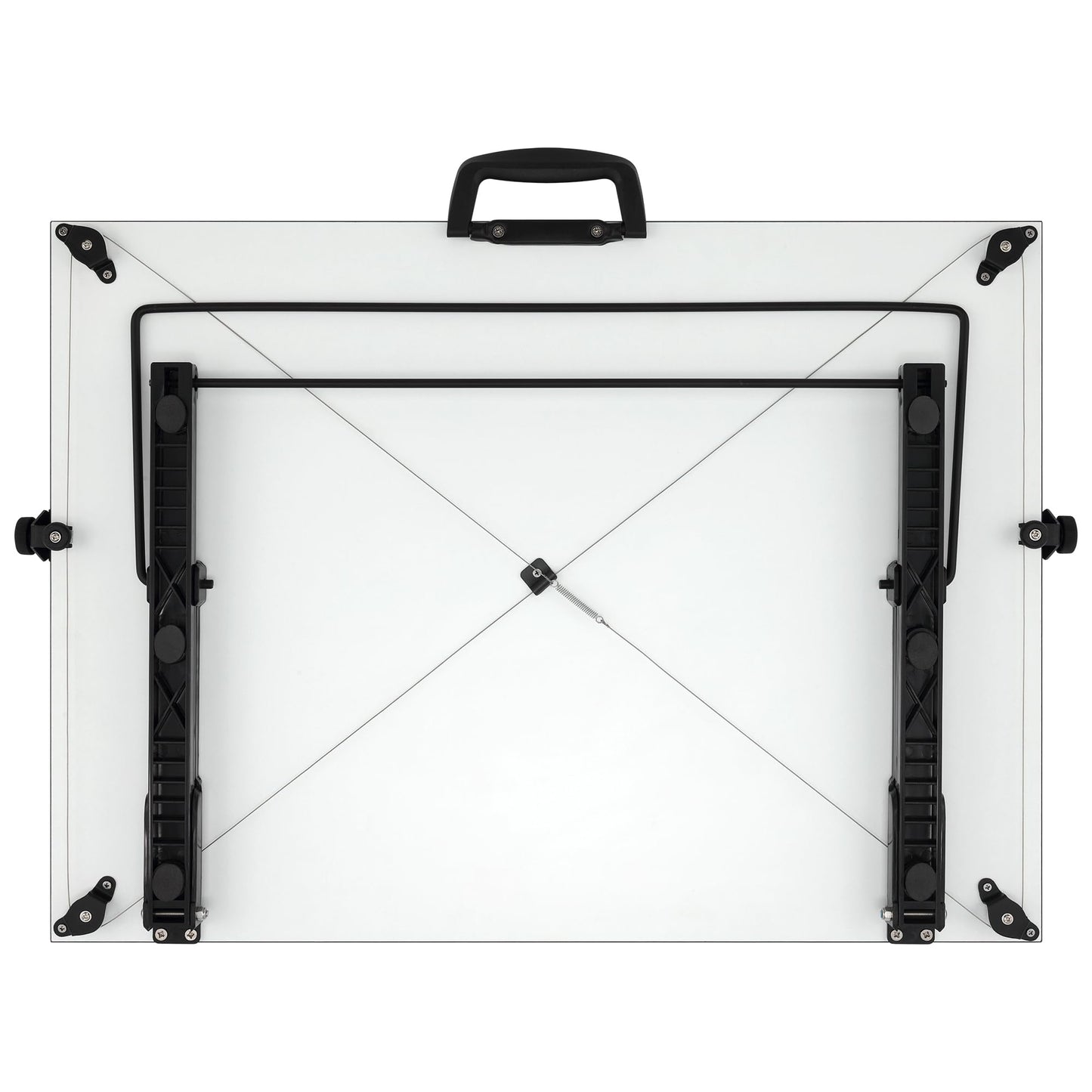Acurit Multi-Angled 23”x31” PXB Drawing Board for Artists and Designers - Portable Tabletop Workspace, Drawing, Sketching, Drafting, Painting - Portable Laminated Surface w/Ruler & Parallel Motion Bar