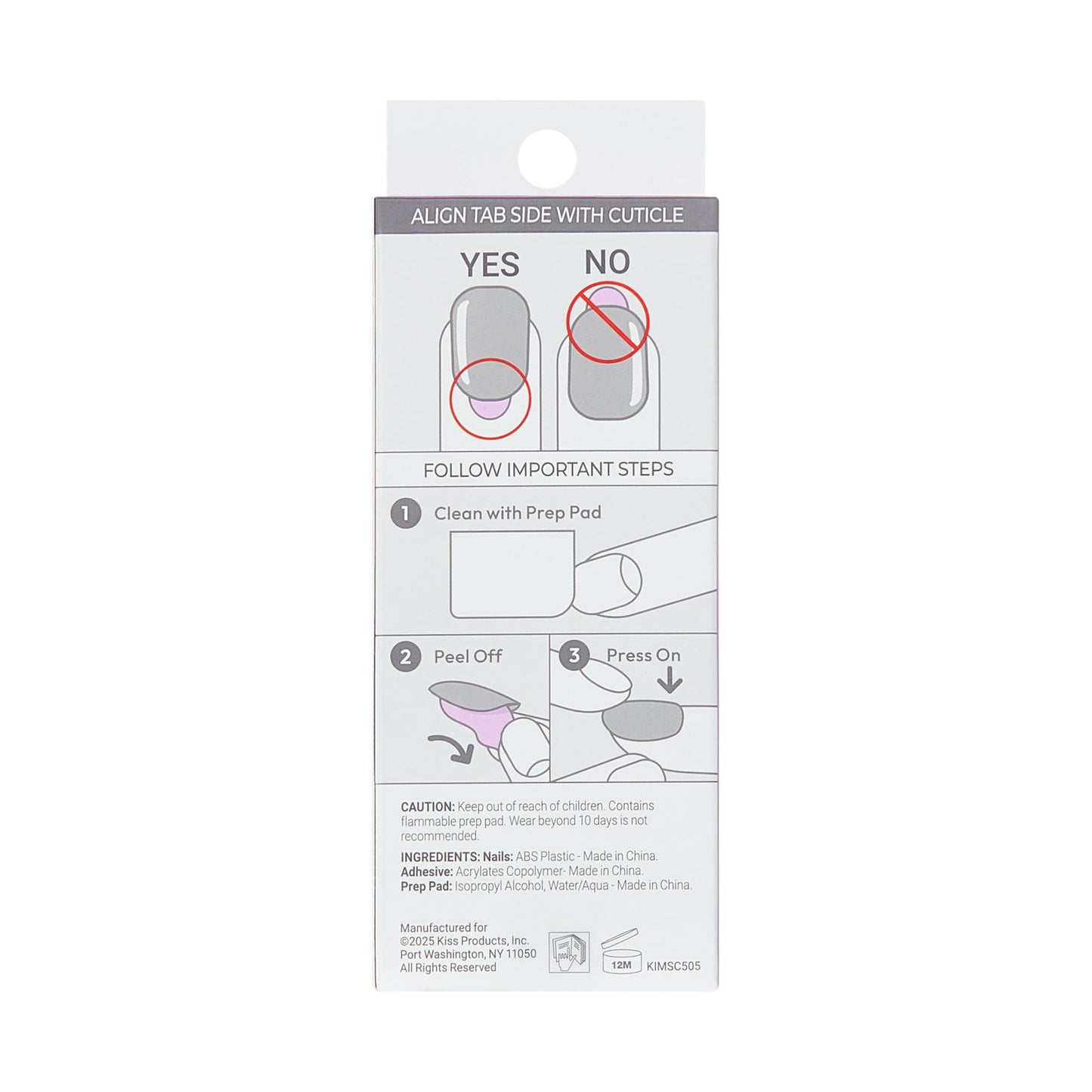 Kiss Impress No Glue Mani Press On Nails, Design, 'Even Better', Pink, Short Size, Oval Shape, Includes 30 Nails, Prep Pad, Instructions Sheet, 1 Manicure Stick, 1 Mini File