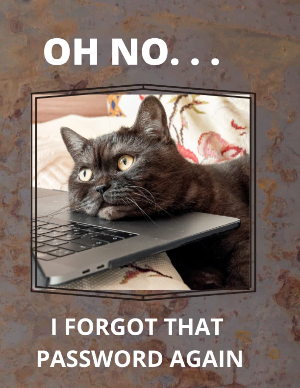 ADDRESS BOOK AND PASSWORD TRACKER/CUTE CAT THEME: 8.5 X 11 inches, 241 pages