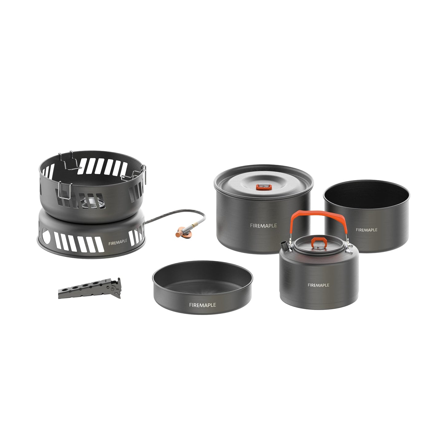 Fire Maple Versatile Outdoor Cooking Set Gas Stove Aluminum, Compact & Durable Camping Cookware Kit