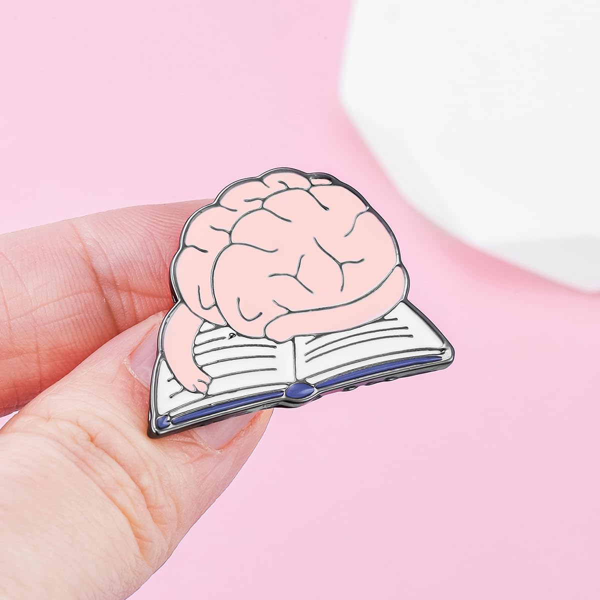 Dr's gift Brain Pins Anatomy Medical Pins Brooch Lapel Backpacks Hats Badge Cute Science Pin Gifts Jewelry for Science Lovers Teachers Students