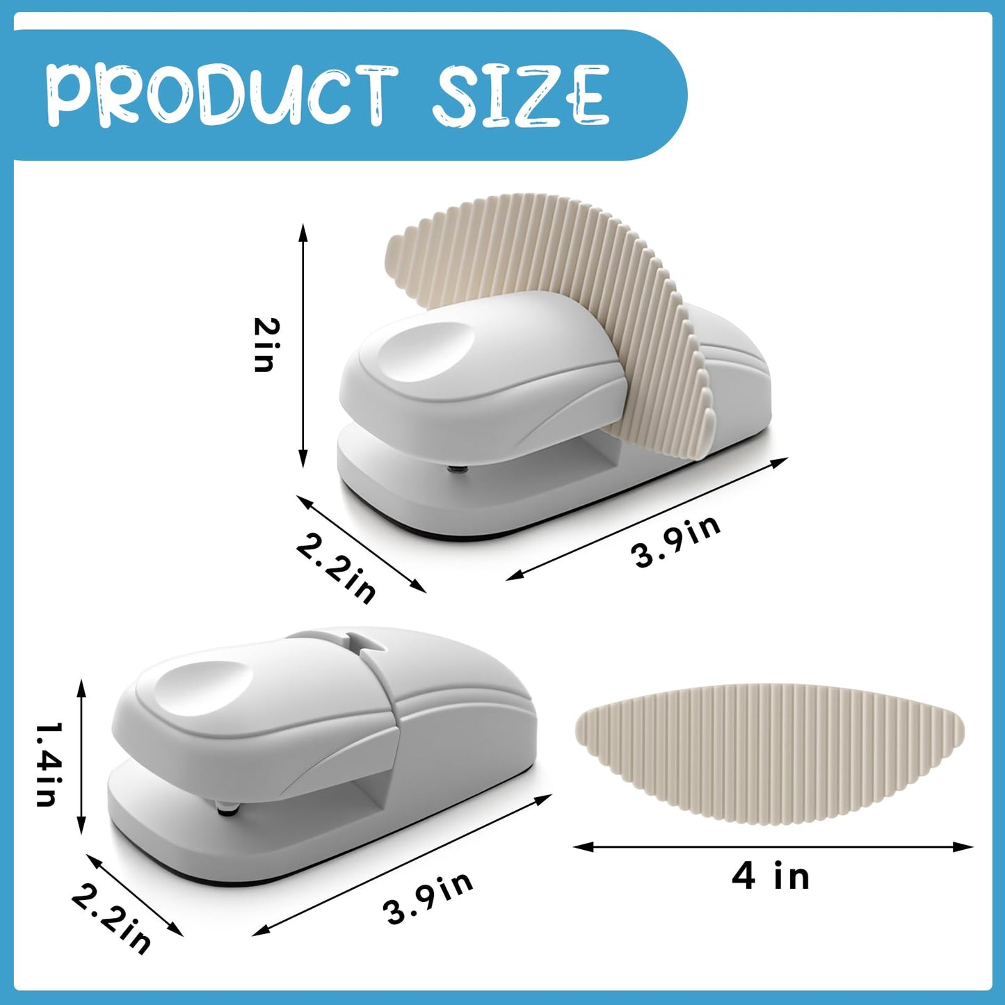Faccito 3 Pcs Paper Holder Stand for Typing Non-Slip Mat Desktop Folder Document Holder with Anti-Slip Pads Portable Copy Stand Desktop Clamp for A4 Paper Office Reading (White,Blue,Red)