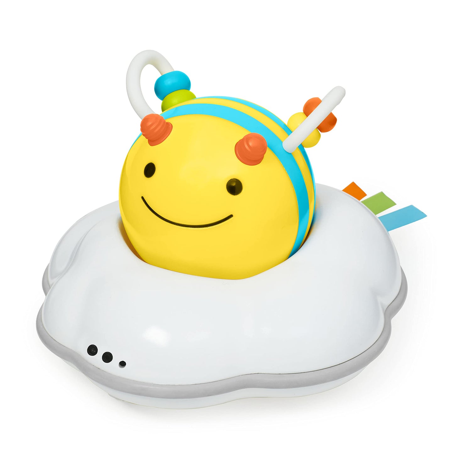 Skip Hop Gift Set of 3 in 1 Baby Activity Center, 4mo+, Silver Lining Cloud + Skip Hop 3-Stage Developmental Learning Crawl Toy, Explore & More Follow-Me Bee