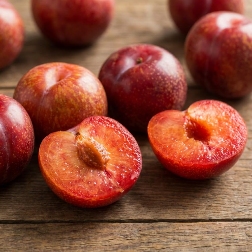 Live Pluot Tree, Sweet Pluot Plant Live, 1-2 Feet Tall, High Yield Plum Tree for Outdoor Planting, No Ship to CA