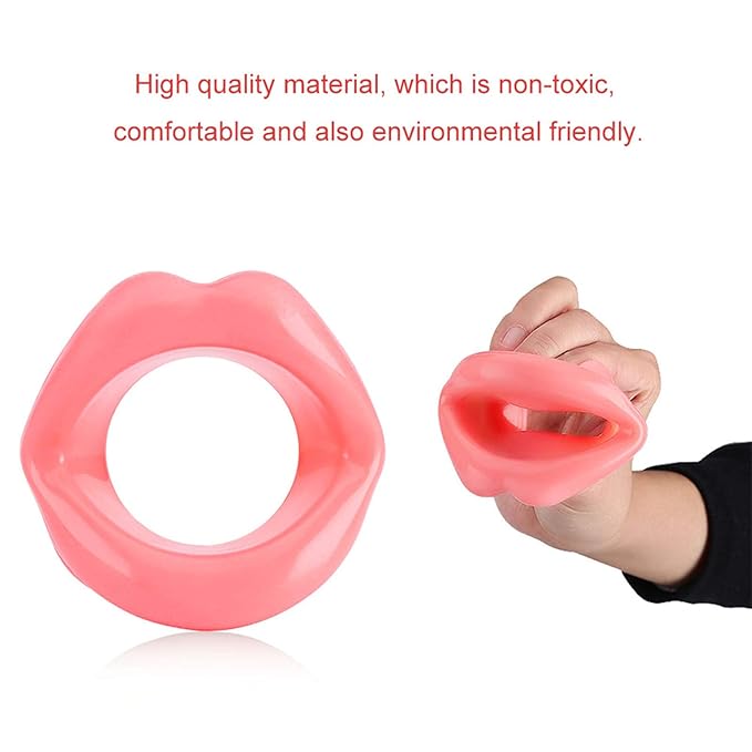 Majatou Lip Trainer, Silicone Face Lifting Lip Exerciser Mouth Muscle Tightener Tightening AntiWrinkle Tool