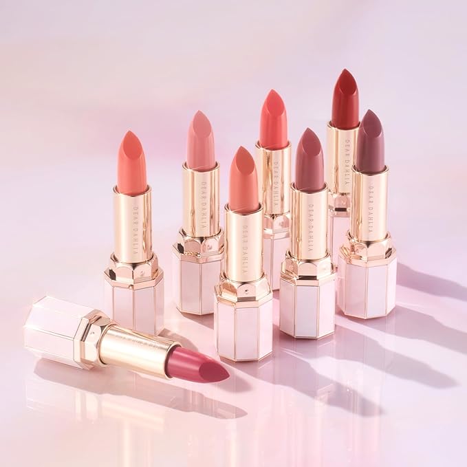 DEARDAHLIA Lip Paradise Sensual Lip Glow (Emily) - Weightless Hydrating Vegan Lipstick with Glossy Finish, Natural Radiant Glow & Shea Butter Nourishment. 0.11 oz