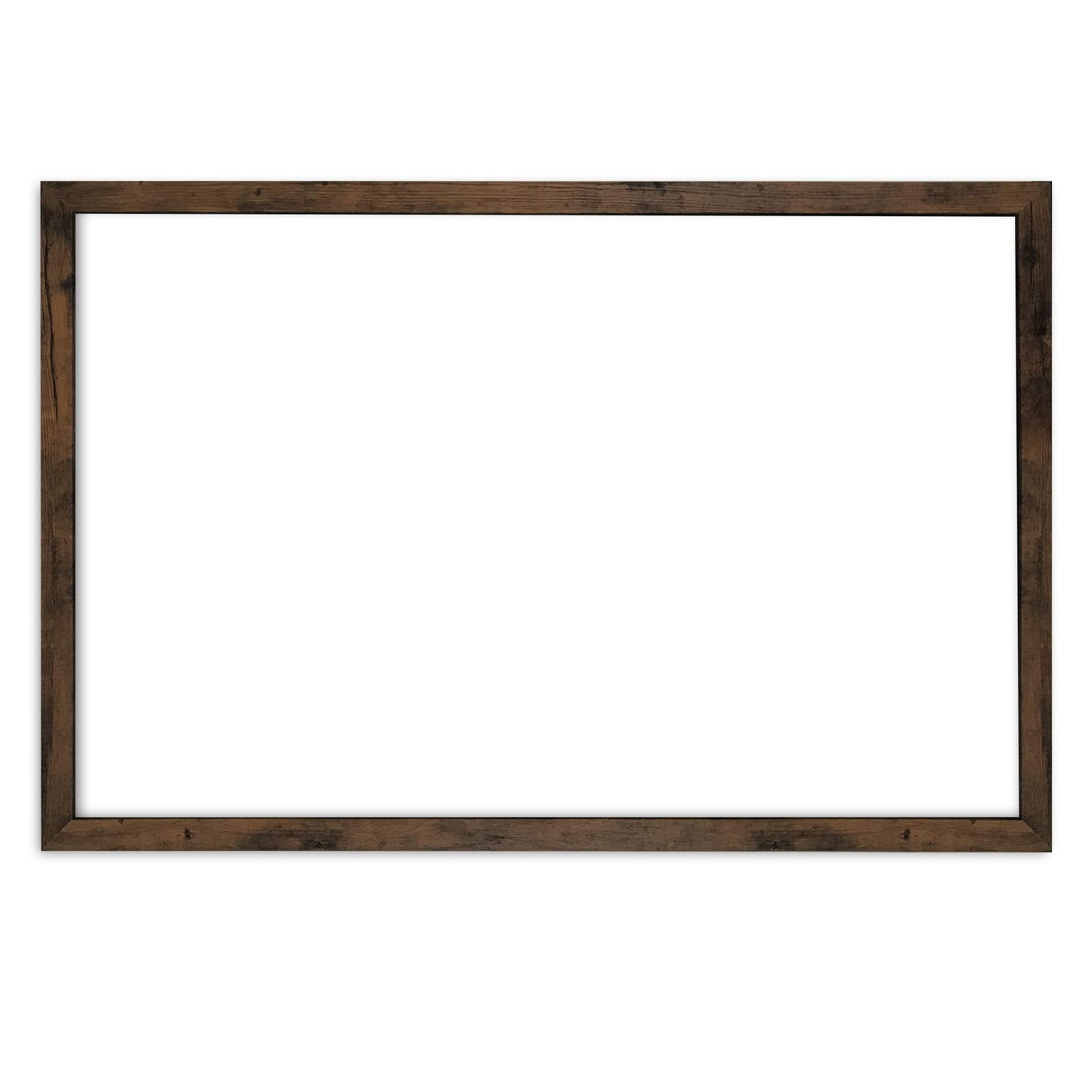 Loddie Doddie Magnetic Whiteboard - 24 x 36 in Rustic Wood Frame - Magnetic Dry Erase Board for Wall - Big White Board for Home Office - Built-in Marker Tray & Message Center