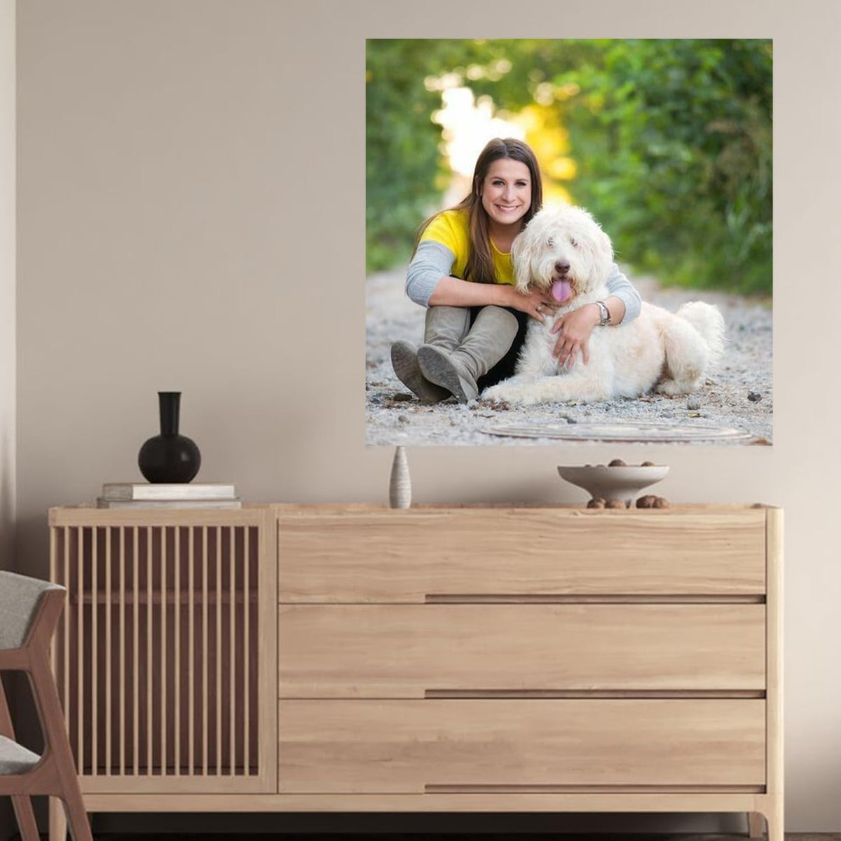 GZZFXXD Personalized Custom 12''x12'' Canvas Prints with Your Photo/your Image Large Wallart Wall Decor for Bedroom Dining room Living room Children's room(Unframed)