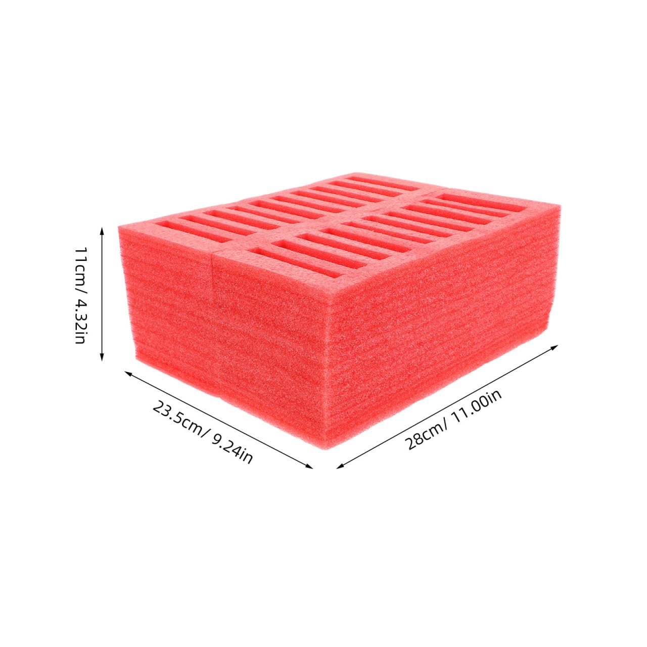 VOSAREA Slot Foam Cell Phone Storage Box Desktop Organizer for Office Classroom School Supplies Essential Mobile Phone Holder for Classroom Desk Organization