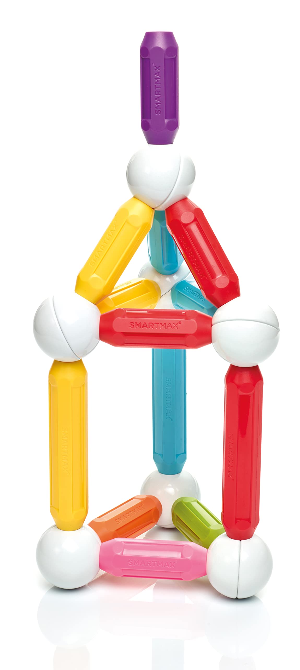 SmartMax Start XL (42 pcs) STEM Magnetic Discovery Building Set Featuring Safe, Extra-Strong, Oversized Building Pieces for Ages 3+