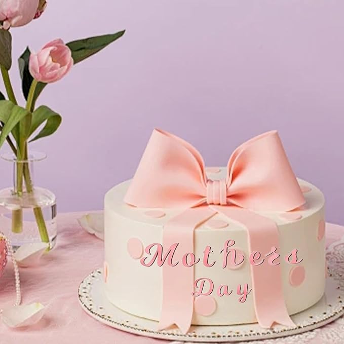 Rose Gold Letter & Number Cake Toppers, 64 Pieces