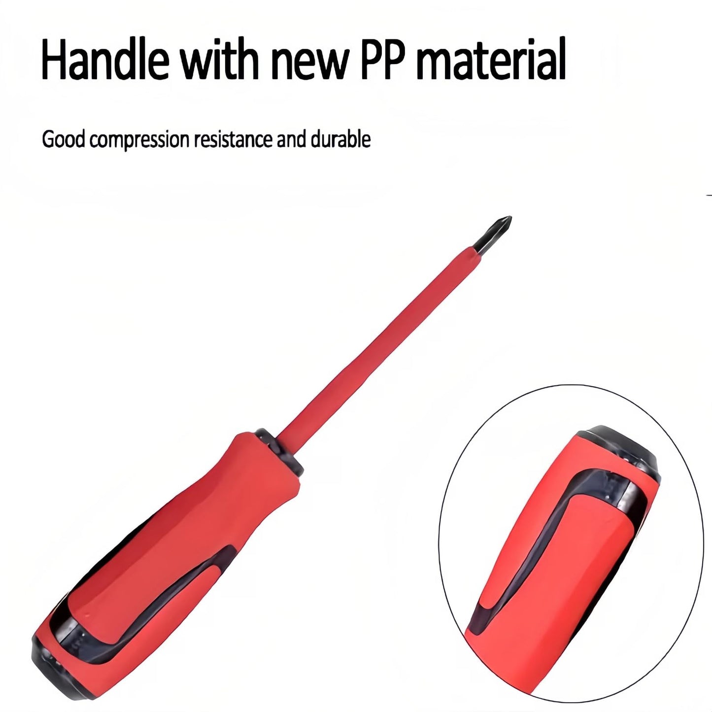 6 PCS Screwdriver Set, Professional Cushion Grip, Magnetic Screwdriver Kit for Household & Daily Use