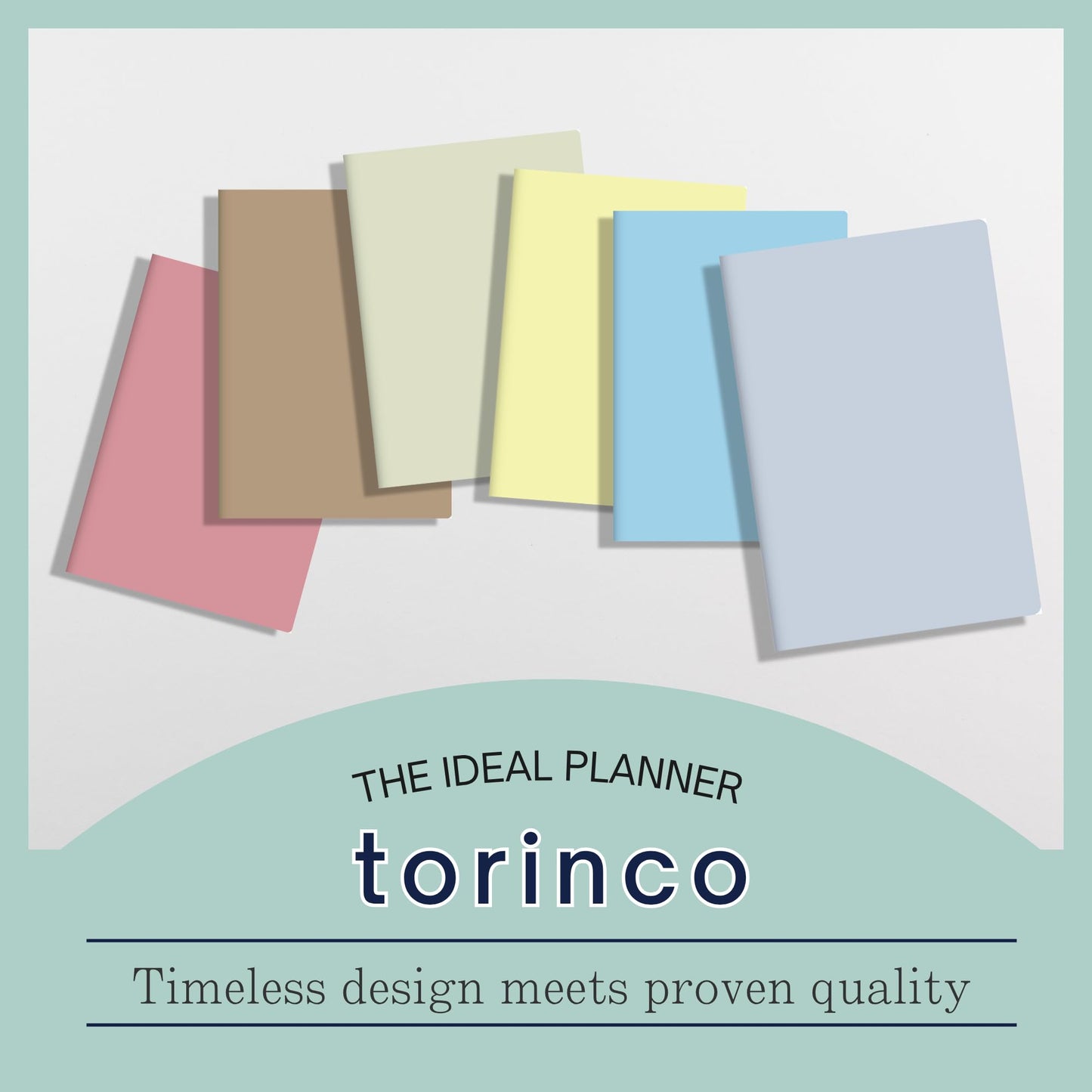 torinco 1（No.553）2026 Japanese Daily Planner (B6 Slim 4.7'' x 7.2'') 1 Page Per Day with Blue Grid + Monthly Split-Box Blocks, Easy-to-Use, Clean Layout for Everyday Planning - Milk Green