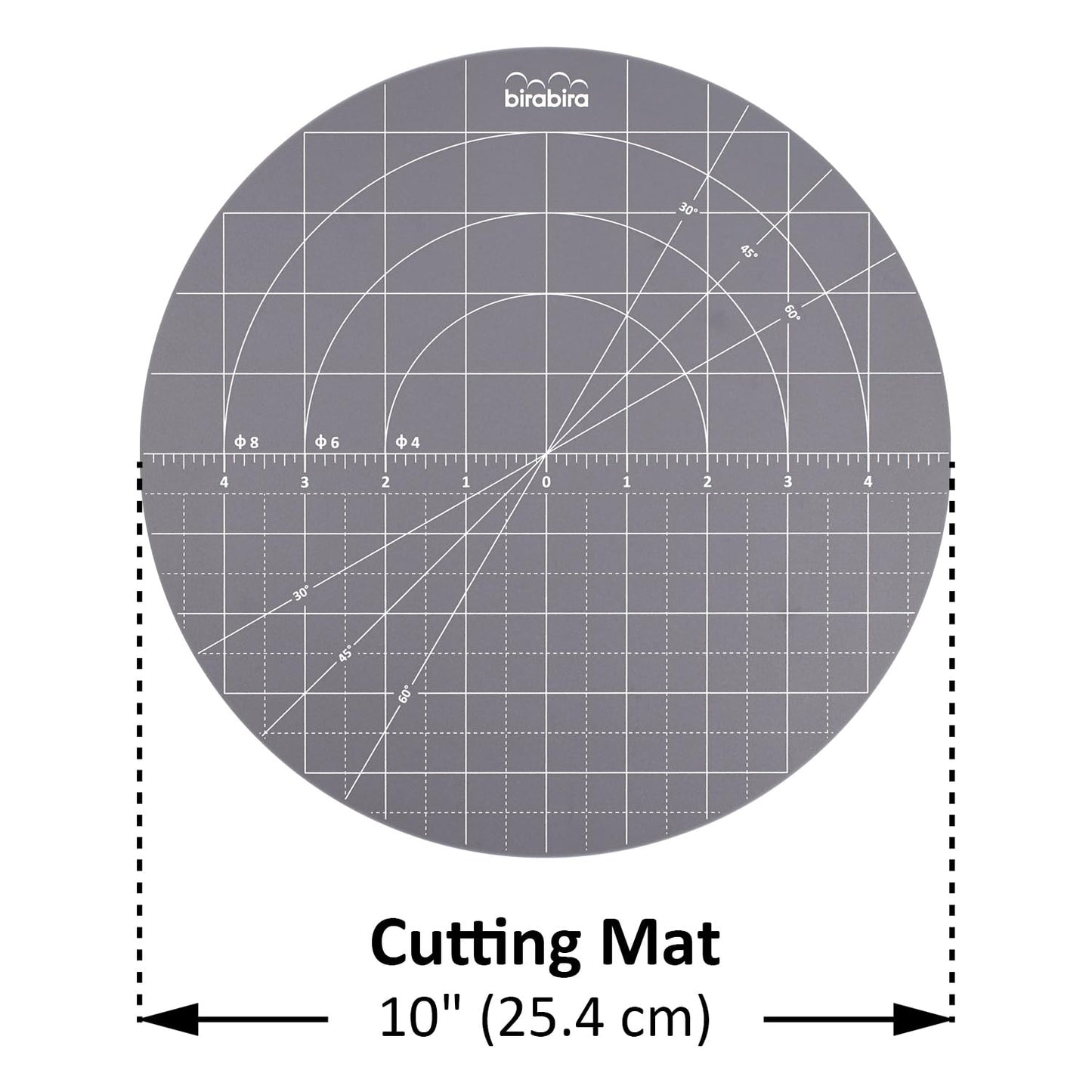 Bira Craft 10" Rotating Platform & Cutting Mat for quilting, paper crafting, painting and cake decoraging (562-005-005 Replacement Mat)