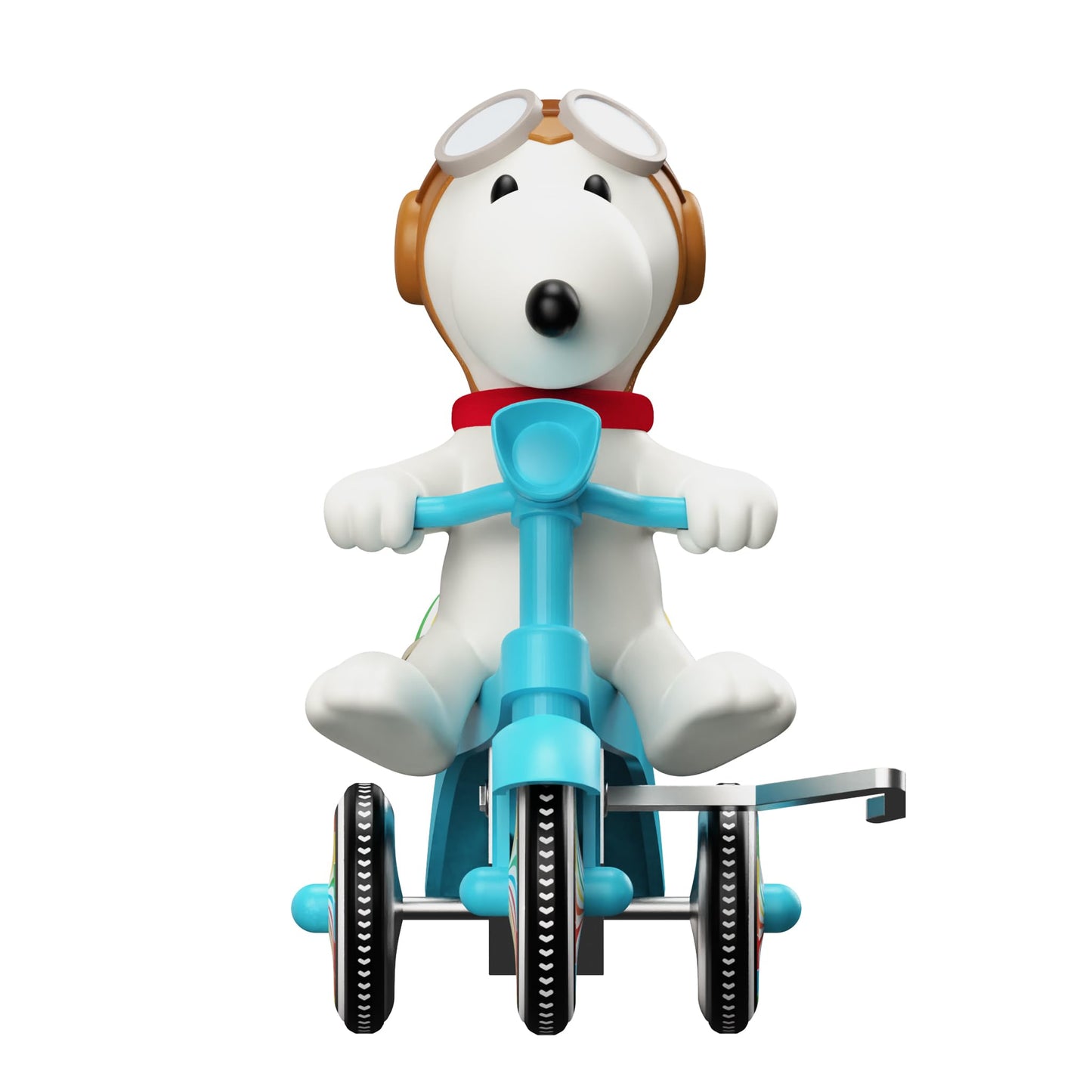 Super7 Super Cycles Peanuts Snoopy Flying Ace with Blue Trike - 5" Peanuts Action Figure - Classic Cartoon Collectibles and Retro Toys