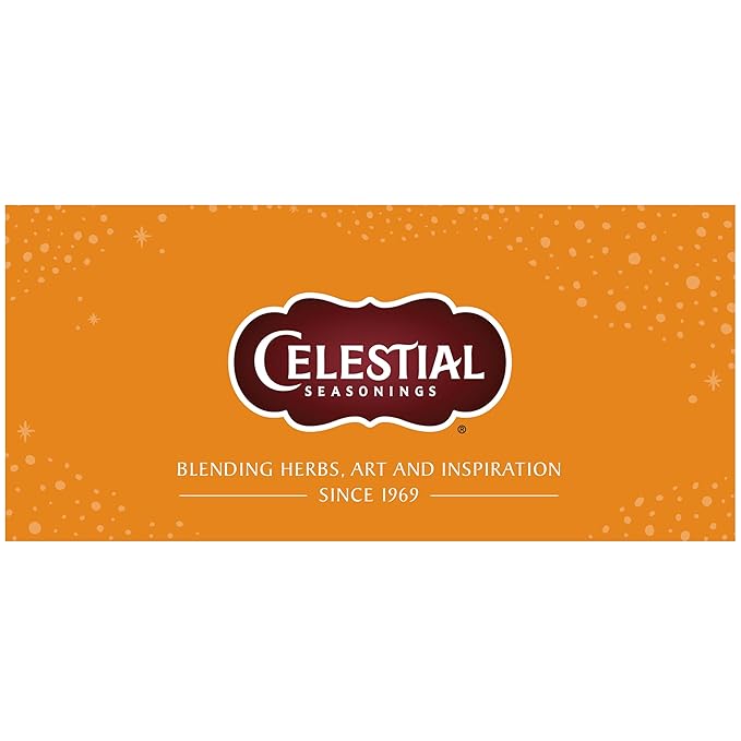Celestial Seasonings Herbal Tea, Vermont Maple Ginger, Caffeine Free, 20 Count (Pack of 6)