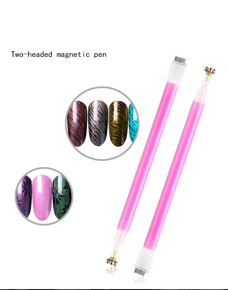 Super Strong Magnetic Stick for Cute Nail Art DIY Cat Eye Effect Magnet Plate 4Pcs