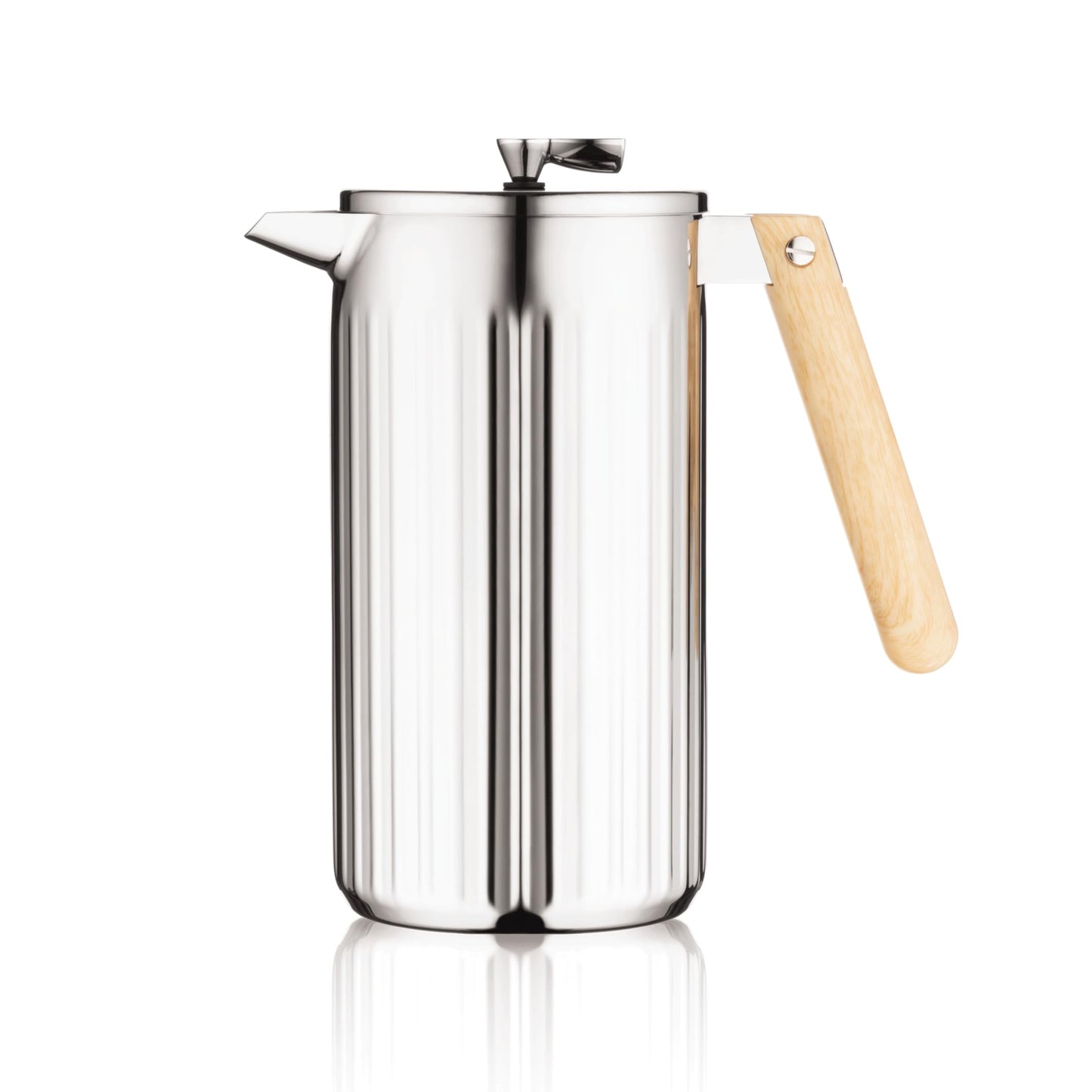 Bodum 34 oz Douro Double Wall French Press Coffee Maker, Polished Stainless Steel
